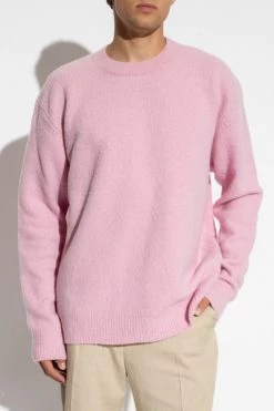 Dries Van Noten Truien & Vesten Round Neck Sweatshirt Pink -Dries Van Noten Verkoopwinkel 0427384036aa0577b009fd92d9169c18