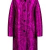 Dries Van Noten Trenchcoats & Mantels Single-Breasted Coats Purple -Dries Van Noten Verkoopwinkel 046bc854223083176b1e5cf013f348ae