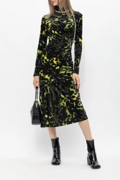 Dries Van Noten Enkellaarsjes Leather Heeled Ankle Boots Black