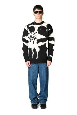 Dries Van Noten Truien & Vesten Round-neck Knitwear Black -Dries Van Noten Verkoopwinkel 0a110631c44d02a0f95f12c21d4aff72