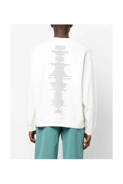 Dries Van Noten Hoodies & Sweatvesten 222-021155-5611 SWEATSHIRT White 3 Dries Van Noten Hoodies & Sweatvesten 222-021155-5611 SWEATSHIRT White