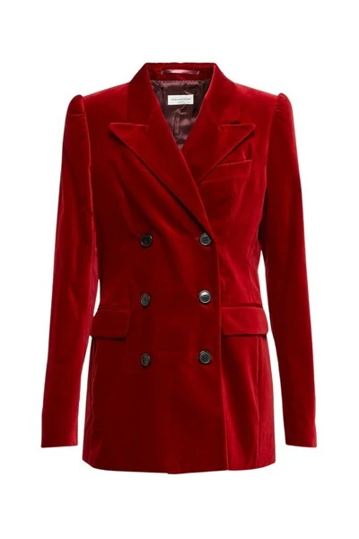 Dries Van Noten Blazers Red 5 Dries Van Noten Blazers Red - Afbeelding 4
