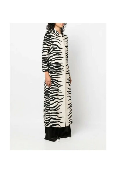 Dries Van Noten Trenchcoats & Mantels 222-010247-5159 COAT Beige 4 Dries Van Noten Trenchcoats & Mantels 222-010247-5159 COAT Beige - Afbeelding 2