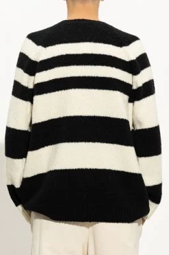 Dries Van Noten Truien & Vesten Striped Sweater White