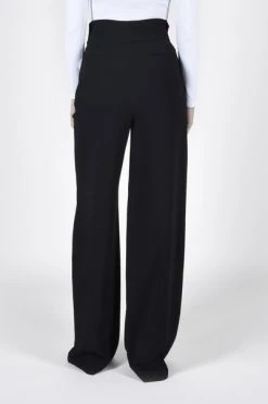 Dries Van Noten Wijde Broeken TROUSERS Black