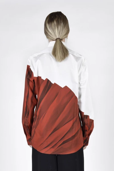 Dries Van Noten Longsleeve Shirts SHIRT Red 5 Dries Van Noten Longsleeve Shirts SHIRT Red - Afbeelding 3