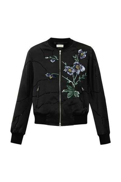 Dries Van Noten Bomber Jackets Bomber Jacket Black 5 Dries Van Noten Bomber Jackets Bomber Jacket Black - Afbeelding 3
