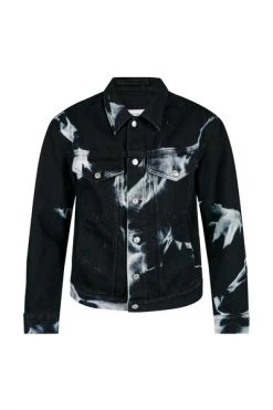 Dries Van Noten Spijkerjassen Denim Jackets Black
