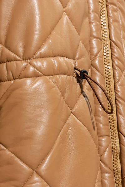 Dries Van Noten Gewatteerde Jassen Hooded Quilted Jacket Brown 5 Dries Van Noten Gewatteerde Jassen Hooded Quilted Jacket Brown - Afbeelding 3