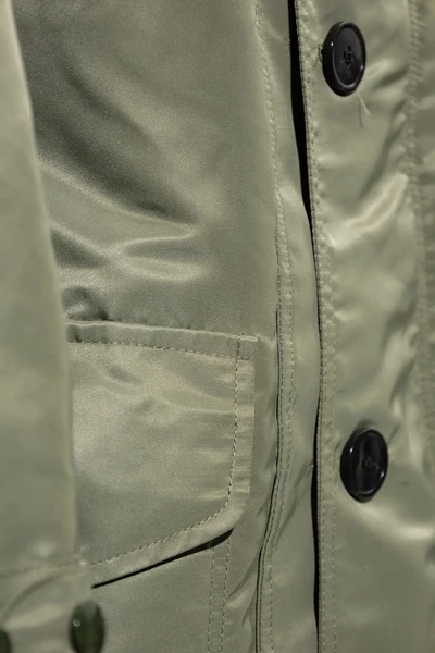 Dries Van Noten Parka Jassen Hooded Parka Green 5 Dries Van Noten Parka Jassen Hooded Parka Green - Afbeelding 3