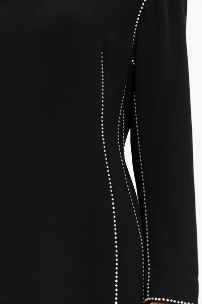 Dries Van Noten Casual Jurken Sequinned Dress Black 3 Dries Van Noten Casual Jurken Sequinned Dress Black