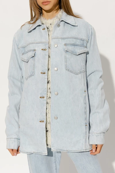 Dries Van Noten Spijkerblouses Denim Shirt Blue 6 Dries Van Noten Spijkerblouses Denim Shirt Blue - Afbeelding 4