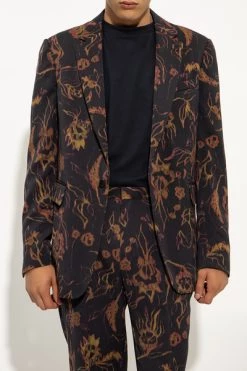 Dries Van Noten Jassen Blazer With Floral Motif Brown 8 Dries Van Noten Jassen Blazer With Floral Motif Brown -Dries Van Noten Verkoopwinkel 27e0b008e47726db878a49289a6a2c83