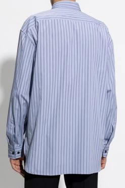 Dries Van Noten Casual Overhemden Loose-fitting Shirt Blue