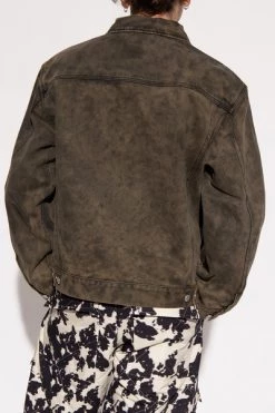 Dries Van Noten Spijkerjassen Denim Jacket Green -Dries Van Noten Verkoopwinkel 37549bae00bd0a541615be40eefc8087