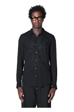 Dries Van Noten Casual Overhemden Casual Shirts Black -Dries Van Noten Verkoopwinkel 375f2622e86052fde81335d777b90af8