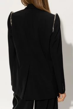 Dries Van Noten Business Blazers Embellished Blazer Black -Dries Van Noten Verkoopwinkel 38488881d1148b2c44da1f2da552fe6a