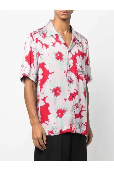 Dries Van Noten Korte Mouwen Overhemden Short Sleeve Shirts Red 5 Dries Van Noten Korte Mouwen Overhemden Short Sleeve Shirts Red - Afbeelding 3
