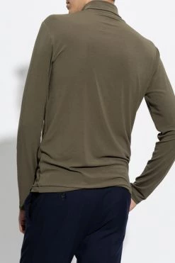 Dries Van Noten Truien & Vesten Turtleneck Sweater With Long Sleeves Green