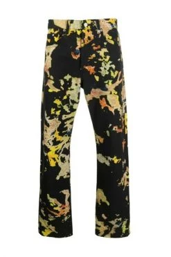 Dries Van Noten Broeken Wide Trousers Black