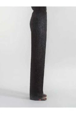 Dries Van Noten Wijde Broeken Wide Trousers Black