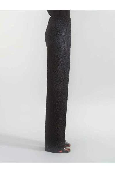 Dries Van Noten Wijde Broeken Wide Trousers Black 3 Dries Van Noten Wijde Broeken Wide Trousers Black