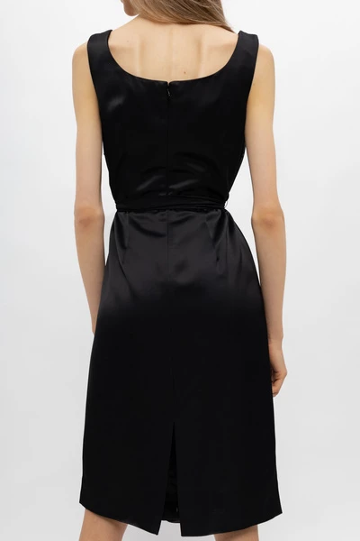 Dries Van Noten Casual Jurken Strap Dress Black 7 Dries Van Noten Casual Jurken Strap Dress Black - Afbeelding 5
