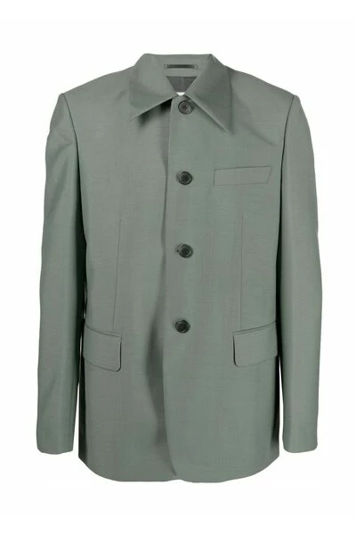 Dries Van Noten Jassen Blazers Green 3 Dries Van Noten Jassen Blazers Green