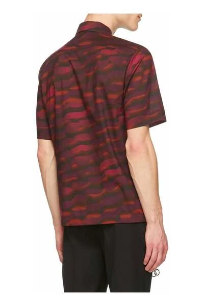 Dries Van Noten Korte Mouwen Overhemden Short Sleeve Shirts Red 3 Dries Van Noten Korte Mouwen Overhemden Short Sleeve Shirts Red
