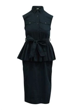 Dries Van Noten Feestjurken Party Dresses Blue