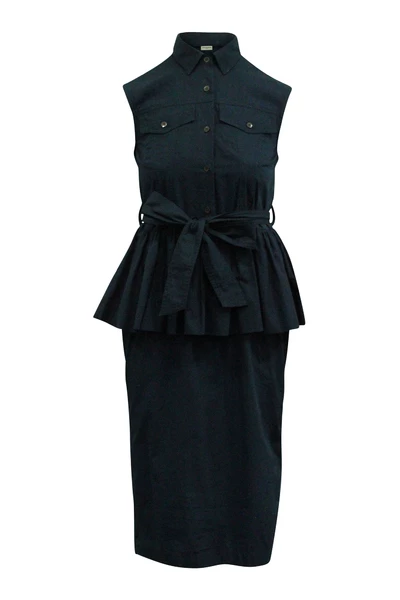 Dries Van Noten Feestjurken Party Dresses Blue 3 Dries Van Noten Feestjurken Party Dresses Blue