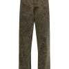 Dries Van Noten Regular Fit Jeans Wide-legged Jeans Green -Dries Van Noten Verkoopwinkel 4b281ac3d16bf5043a1f725fcf0919bf