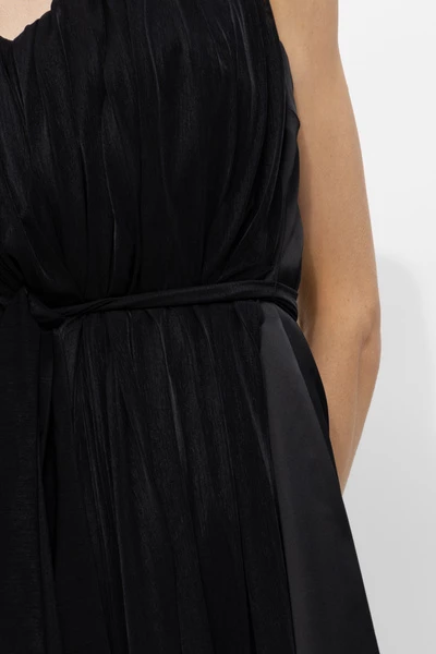 Dries Van Noten Casual Jurken Strap Dress Black 3 Dries Van Noten Casual Jurken Strap Dress Black