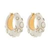 Dries Van Noten Oorbellen Hoop Earrings White -Dries Van Noten Verkoopwinkel 4df6988c2517b1d84927c5c3100d02cf