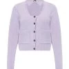 Dries Van Noten Vesten Wool Cardigan Purple -Dries Van Noten Verkoopwinkel 4fa86c28e708cd201f8e5b69b088daff
