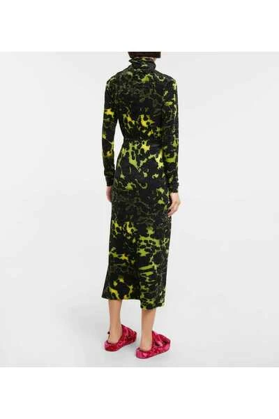 Dries Van Noten Midirokken Midi Skirts Green 3 Dries Van Noten Midirokken Midi Skirts Green