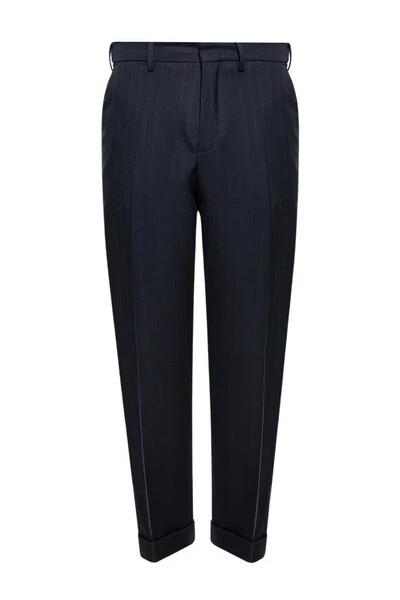 Dries Van Noten Kostuums Pleat-front Trousers Blue 5 Dries Van Noten Kostuums Pleat-front Trousers Blue - Afbeelding 3