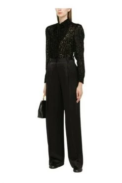 Dries Van Noten T-shirts Long Sleeve Tops Black