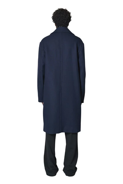 Dries Van Noten Jassen Double-Breasted Coats Blue 6 Dries Van Noten Jassen Double-Breasted Coats Blue - Afbeelding 4