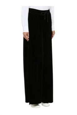 Dries Van Noten Wijde Broeken Wide Trousers Black