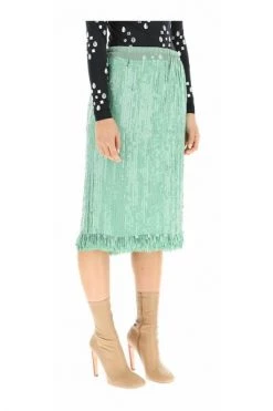 Dries Van Noten Midirokken Midi Skirts Green