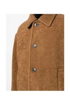 Dries Van Noten Jassen 222-020208-5343 COAT Brown