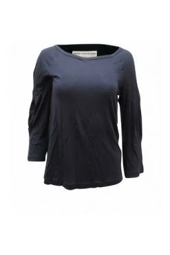 Dries Van Noten Blouses Boat Neck Raglan Shirt Blue -Dries Van Noten Verkoopwinkel 5820975f9851ef45337de8007e84dab0