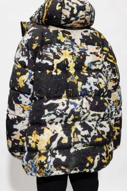 Dries Van Noten Jassen Down Jacket With Detachable Hood Black