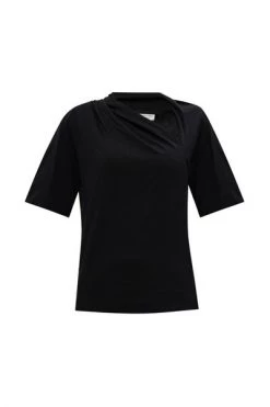Dries Van Noten Blouses Cotton T-shirt Black