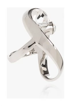 Dries Van Noten Ringen Brass Ring Gray