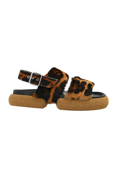 Dries Van Noten Sandalen Sandals With Animal Motif Brown 6 Dries Van Noten Sandalen Sandals With Animal Motif Brown - Afbeelding 4