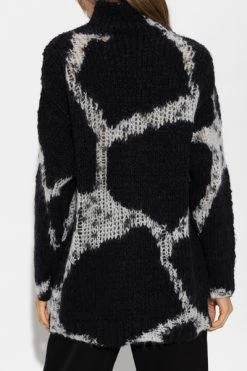 Dries Van Noten Coltruien Relaxed-fitting Turtleneck Sweater Black