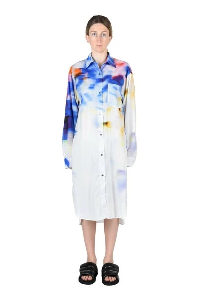 Dries Van Noten Blousejurken Dresses White 4 Dries Van Noten Blousejurken Dresses White - Afbeelding 2