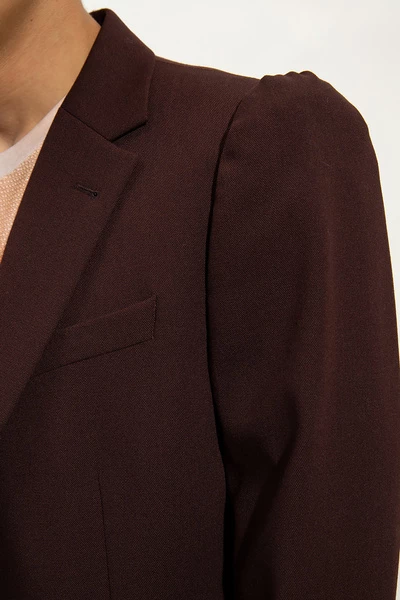 Dries Van Noten Jassen Wool Blazer Red 4 Dries Van Noten Jassen Wool Blazer Red - Afbeelding 2